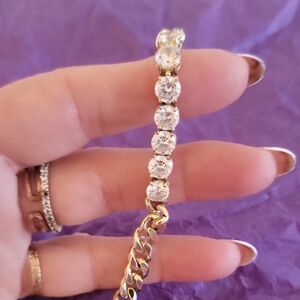 Melinda Maria Gold Julien Loves Diamonds Bracelet